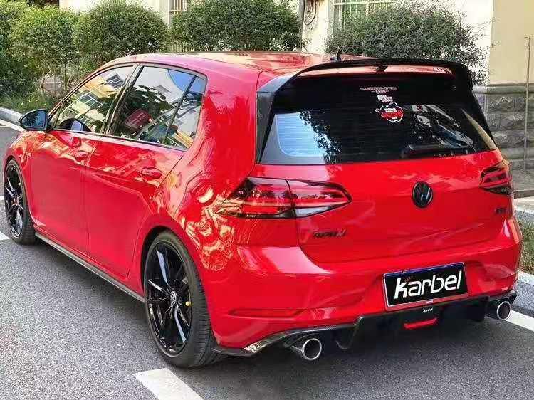 Karbel Carbon Dry Carbon Fiber Rear Roof Spoiler Ver.1 for Volkswagen Golf GTI MK7.5