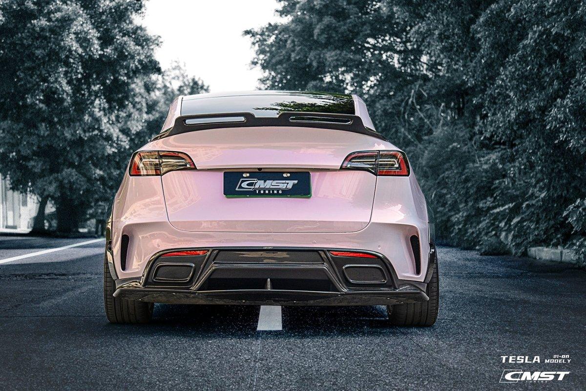 New Release! CMST Tuning Carbon Fiber Rear Spoiler Ver.3 for Tesla Model Y