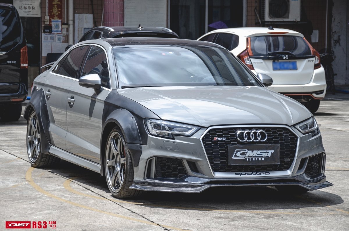 New Release!! CMST Tuning Carbon Fiber Widebody Fender Arches ( 12 Pcs ) for Audi RS3 2014-ON