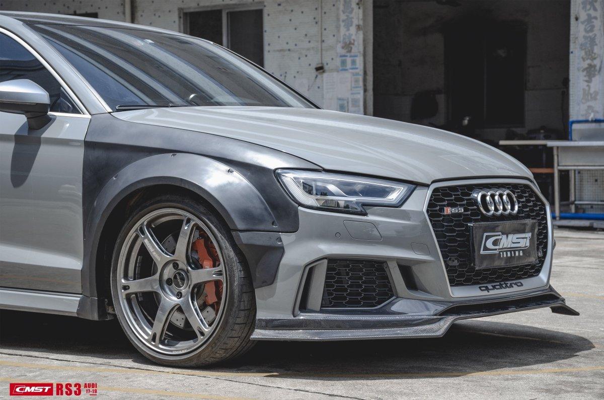 New Release!! CMST Tuning Carbon Fiber Widebody Fender Arches ( 12 Pcs ) for Audi RS3 2014-ON