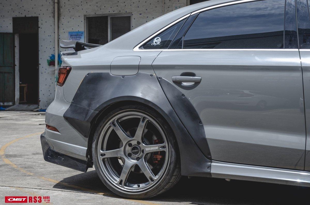 New Release!! CMST Tuning Carbon Fiber Widebody Fender Arches ( 12 Pcs ) for Audi RS3 2014-ON