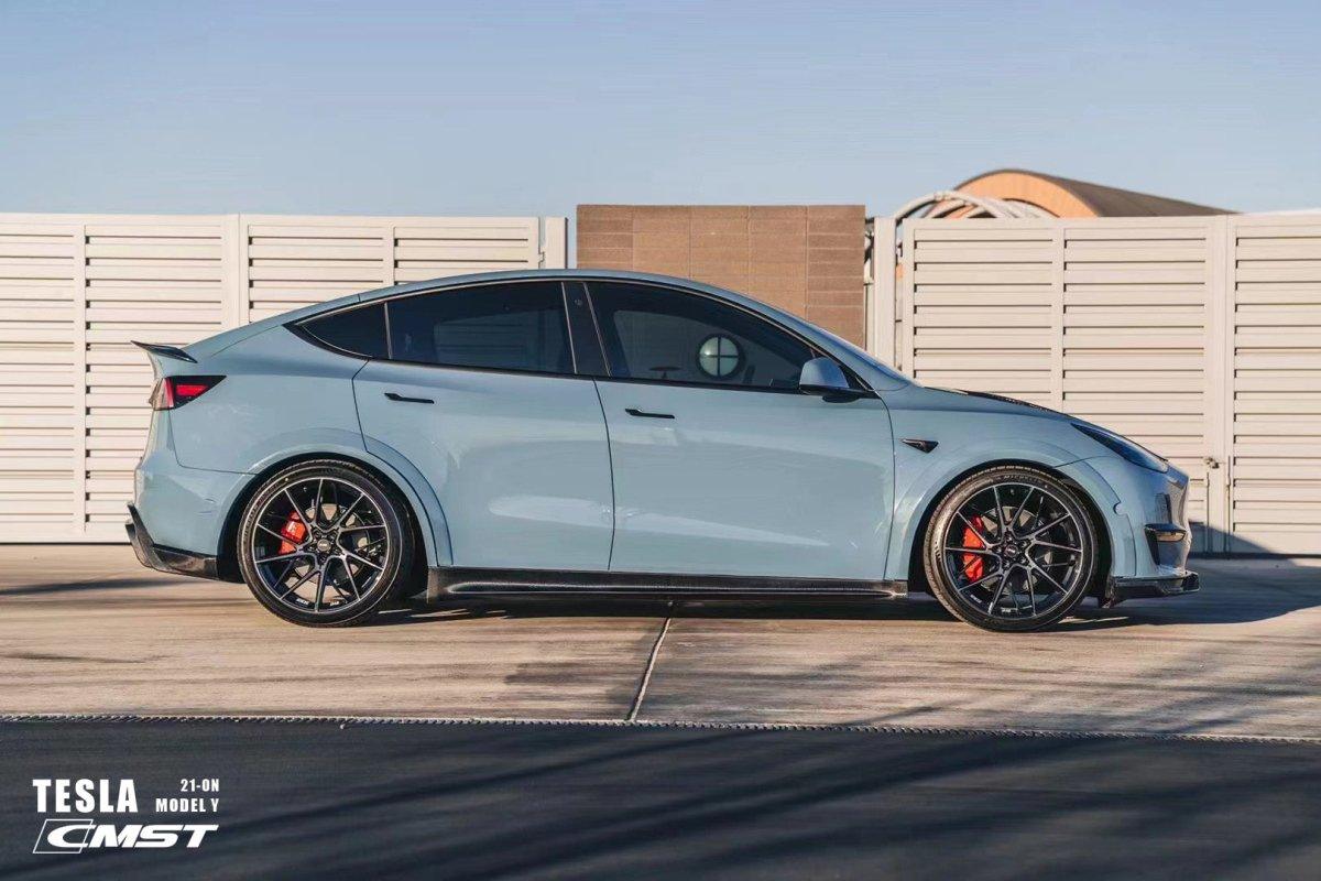 New Release! CMST Tuning Carbon Fiber Widebody Wheel Arches for Tesla Model Y