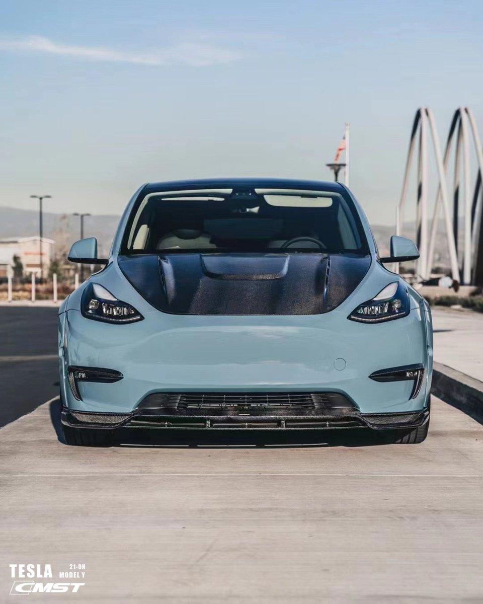 New Release! CMST Tuning Carbon Fiber Widebody Wheel Arches for Tesla Model Y