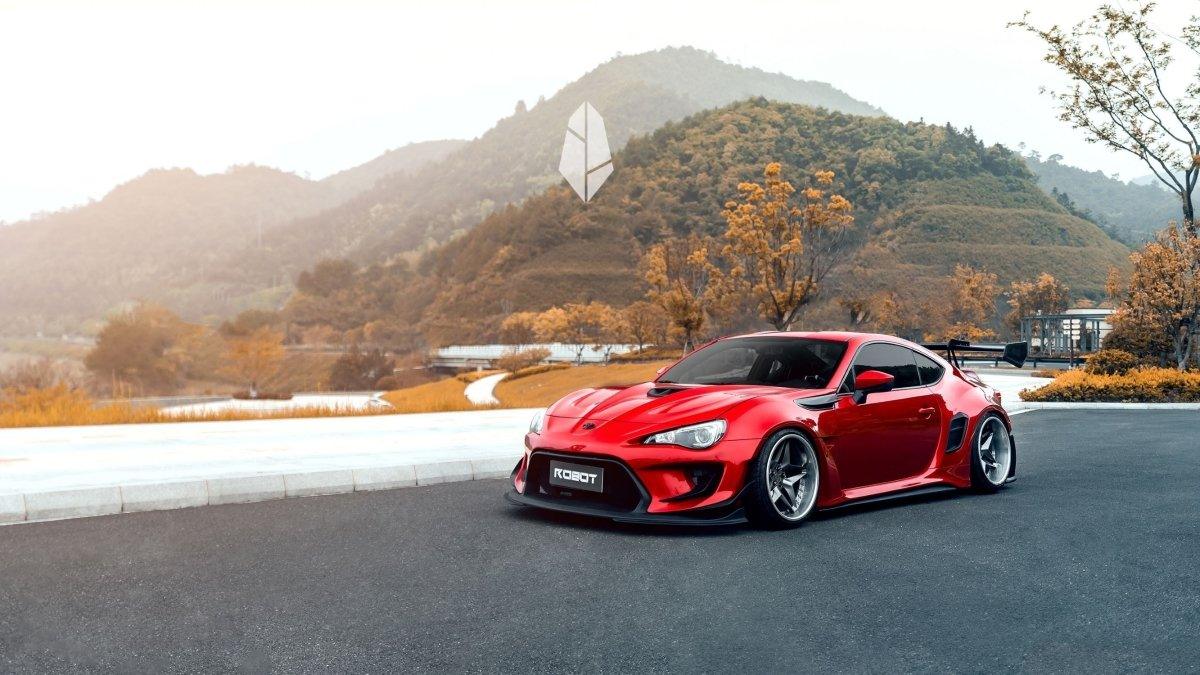 ROBOT CRAFTSMAN Carbon Fiber Front Bumper & Lip For Toyota 86 Subaru BRZ Scion FR-S