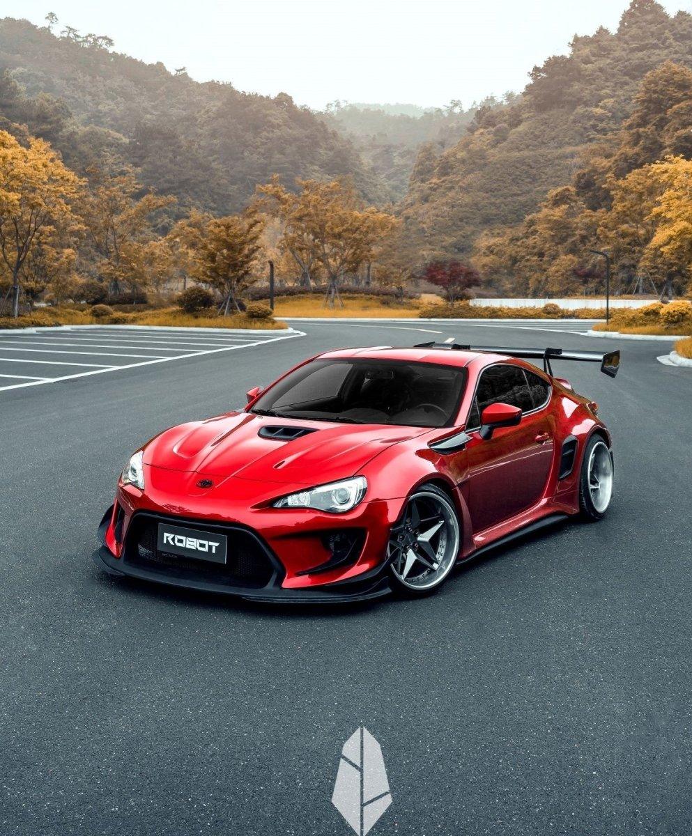 ROBOT CRAFTSMAN Carbon Fiber Front Bumper & Lip For Toyota 86 Subaru BRZ Scion FR-S