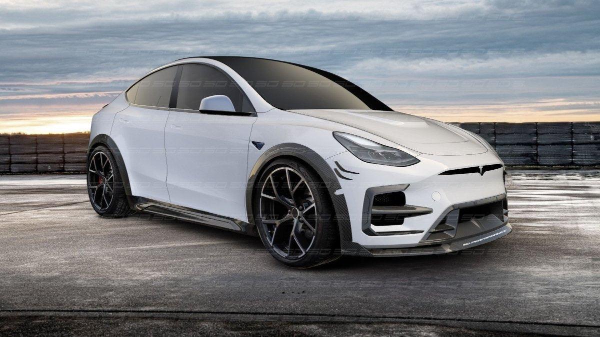 SD Carbon Full Body Kit For Tesla Model Y