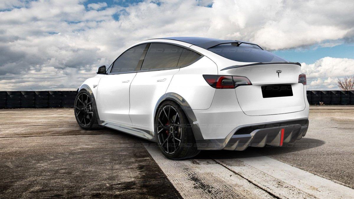 SD Carbon Full Body Kit For Tesla Model Y