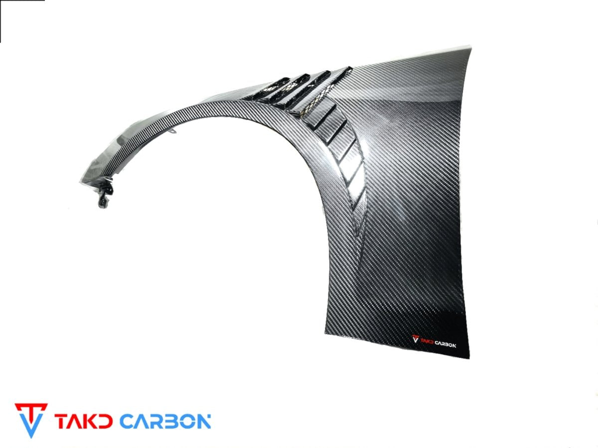 TAKD Carbon Carbon Fiber Front Canards for Audi S4 A4 B9.5 2020-ON