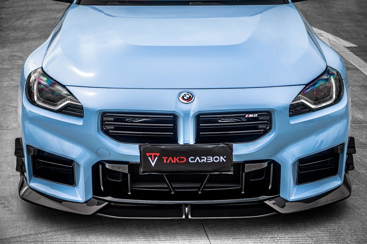 TAKD Carbon Fiber Front Bumper Canards for BMW M2 & M2C G87 2023-ON