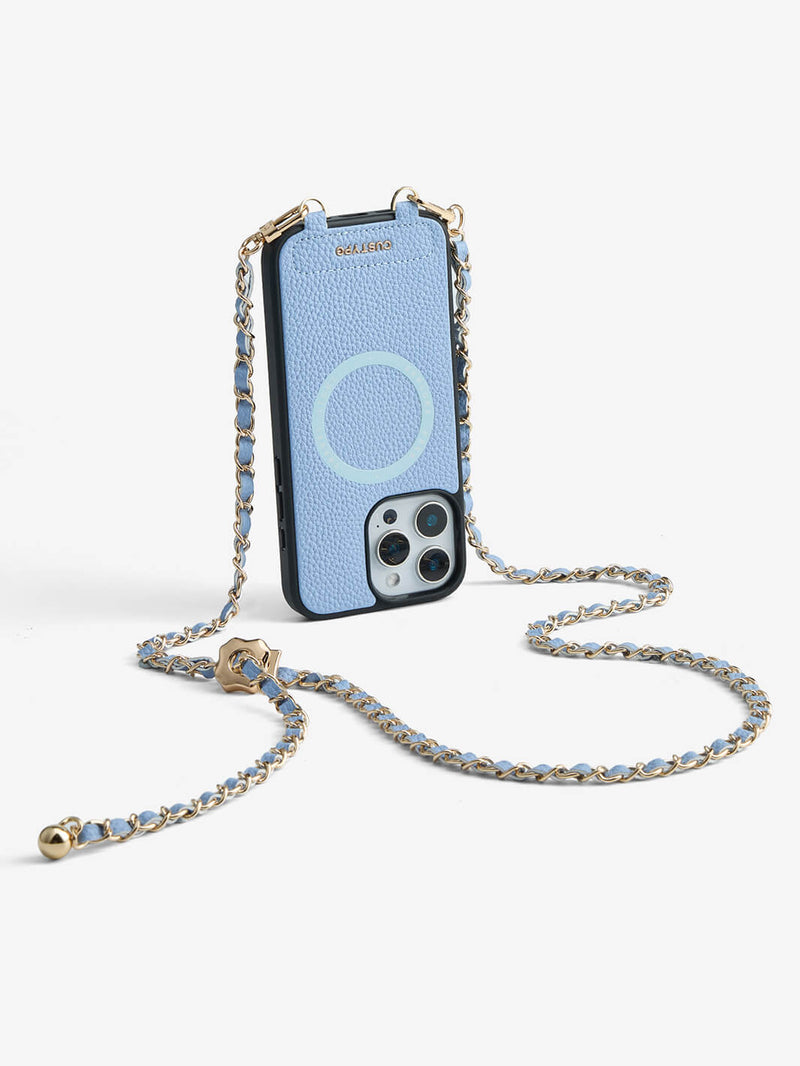 Sleek Design Kit- Phone Case with Magsafe & Elegant Strap-Mobile Phone Cases-DETACHABLE WALLET & WIRELESS CHARGING-Custype