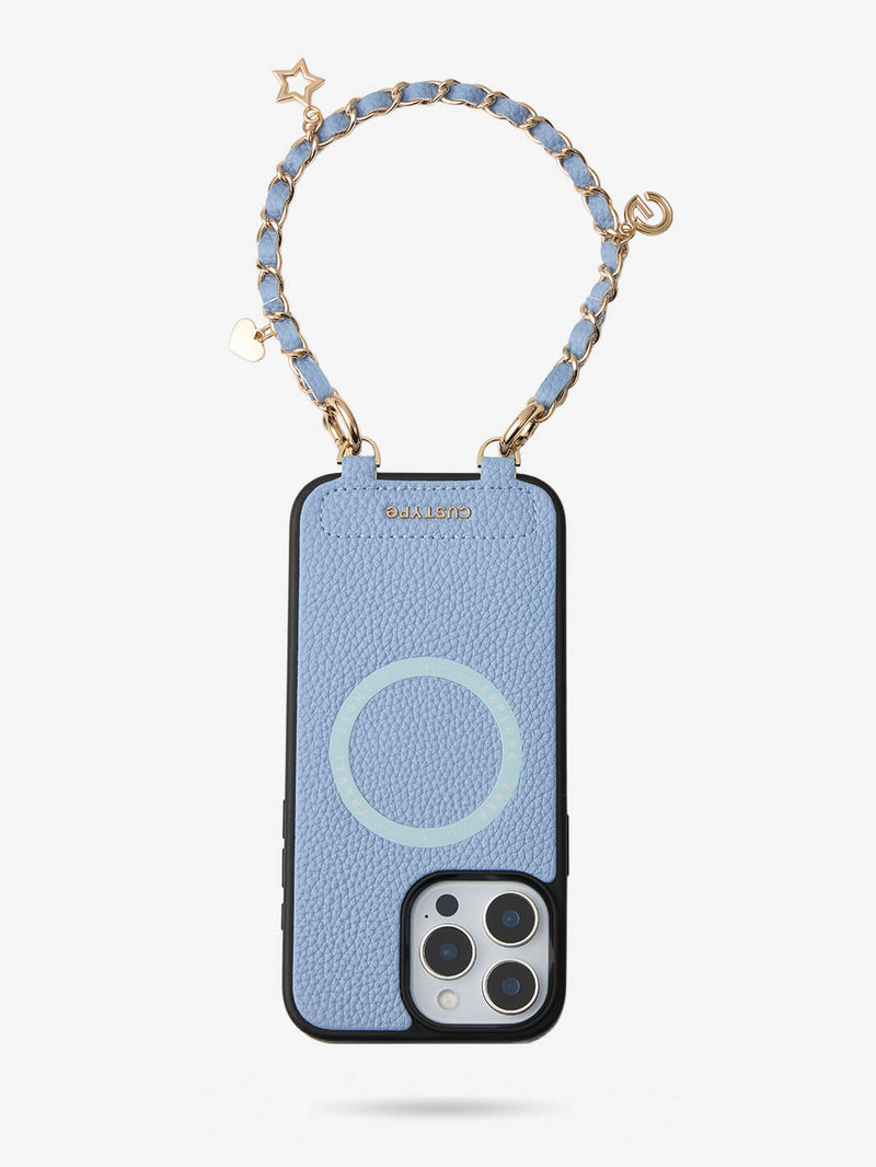 Minimal Style Kit- Magnetic Phone Case with Elegant Wristlet-Mobile Phone Cases-WRISTBAND & PHONE POUCH-Custype