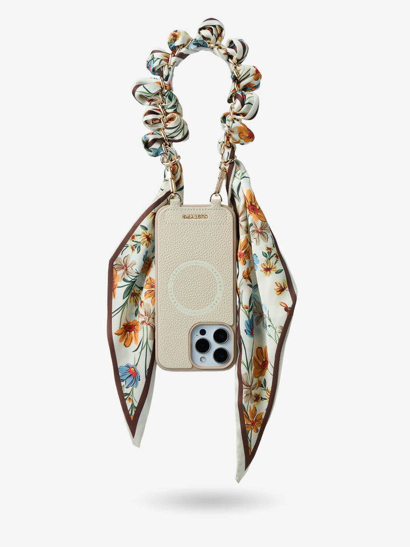 Minimal Style Kit- Silk Wristlet Phone Case for Wireless Charging-Mobile Phone Cases-WRISTBAND & PHONE POUCH-Blue-iPhone 16 Pro Max-Custype