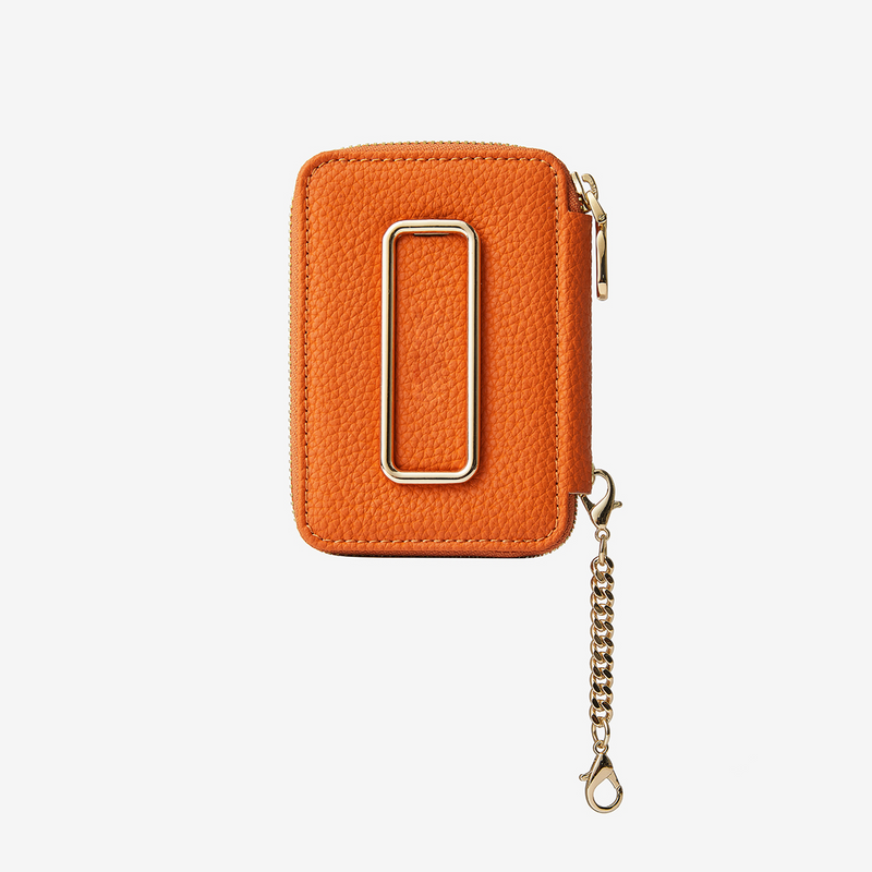 Original Design Set- Square Stand Detachable Zipper Wallet-Mobile Phone Accessories-ZIPPER & WALLET-Fit for 6.7″ / 6.9‘’-Orange-Custype