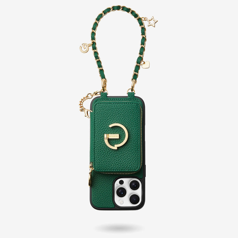 Green wristlet for phone
