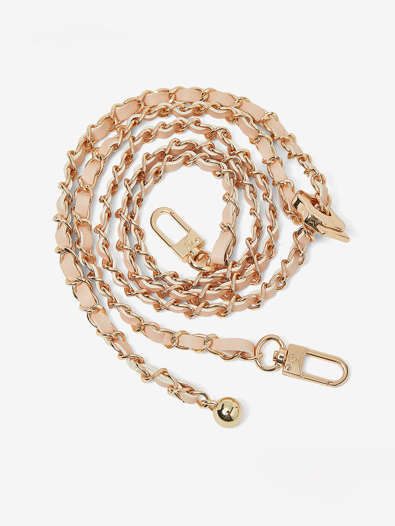 Custype Elegant Adjustable Chain Leather Crossbody Strap
