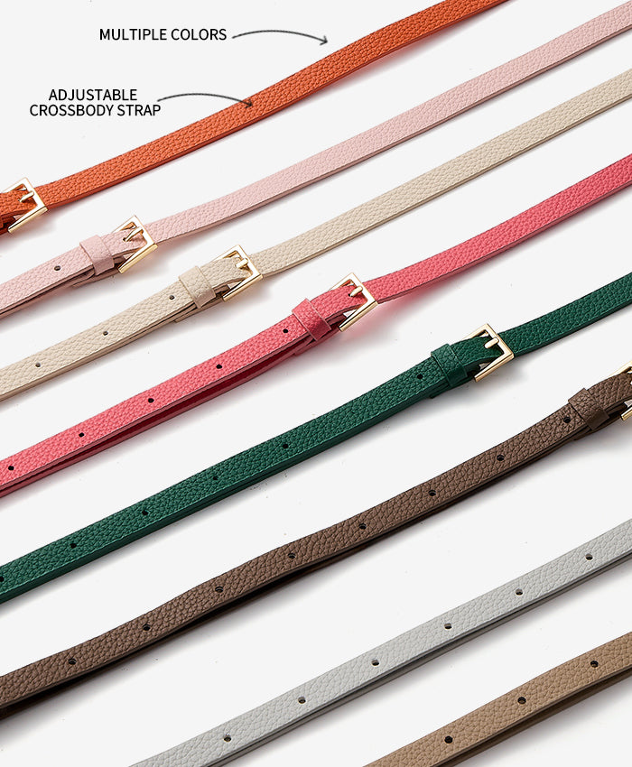 Adjustable Crossbody Leather Strap Features