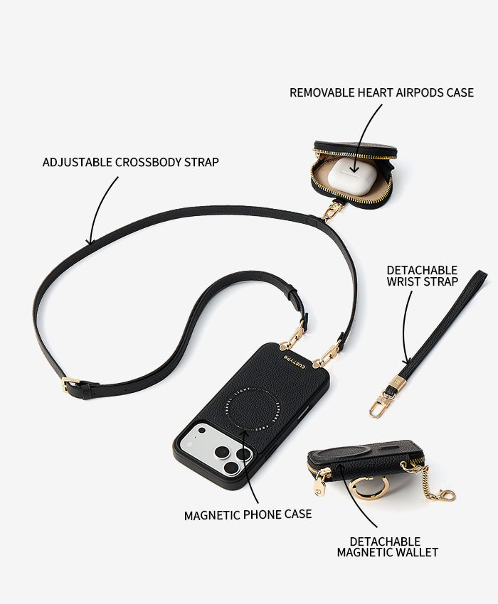 Heart Airpod Case Set Features