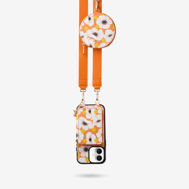 cell phone purse case with shoulder strap
