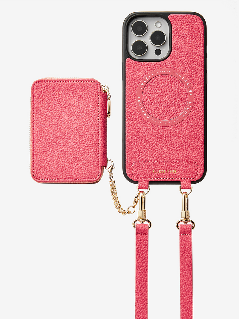 phone case with card holder and strap
