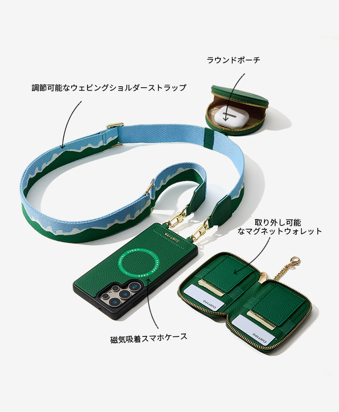 Samsungケースウェビングストラップの特徴