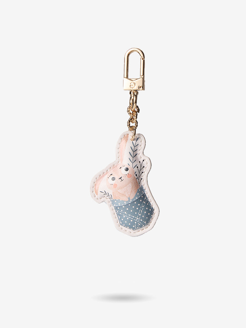 Elena Amo- Animal Theme Phone Charms-Mobile Phone Accessories-METAL HOOK & MICROFIBER LEATHER-Hedgehog-Custype