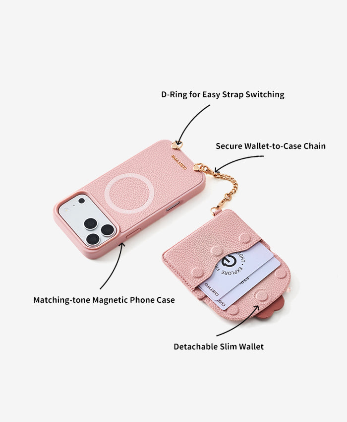 Phone Case with Slim Wallet Features