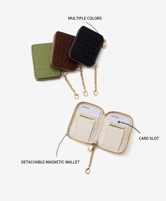 Crocodile Craft Set Wallet Features