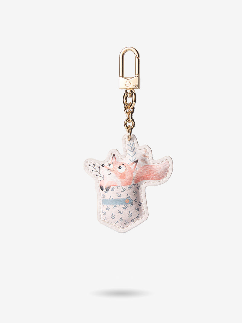 Elena Amo- Animal Theme Phone Charms-Mobile Phone Accessories-METAL HOOK & MICROFIBER LEATHER-Hedgehog-Custype