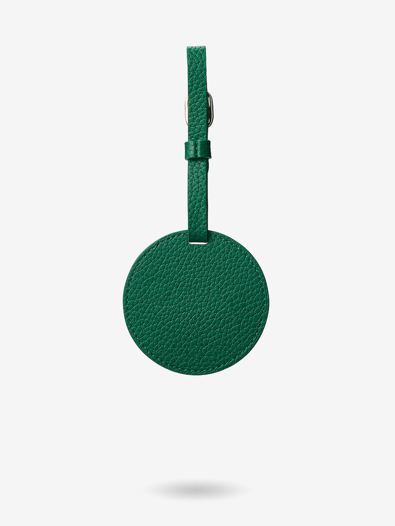 Personalized Luggage Tag-Mobile Phone Accessories-METAL HOOK & MICROFIBER LEATHER-Black-Custype