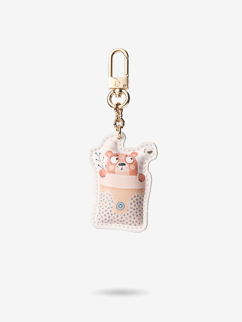 Elena Amo- Animal Theme Phone Charms-Mobile Phone Accessories-METAL HOOK & MICROFIBER LEATHER-Hedgehog-Custype
