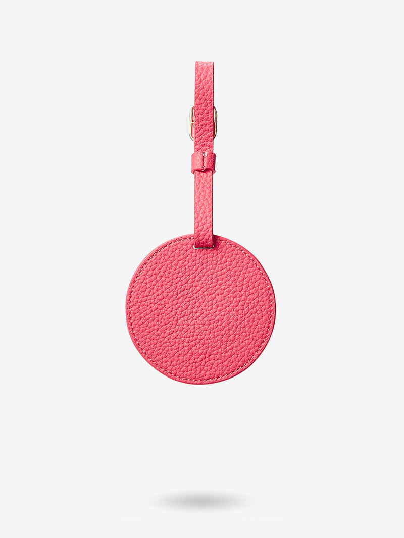 Personalized Luggage Tag-Mobile Phone Accessories-METAL HOOK & MICROFIBER LEATHER-Black-Custype