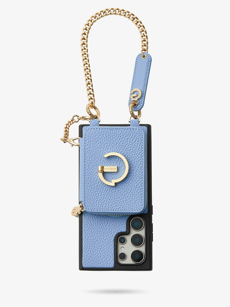 Personalised Style Kit- Samsung Phone Stand Wallet Phone Case for Wireless Charging-Mobile Phone Cases-WRISTBAND & PHONE POUCH-Green-Samsung S25 Ultra-Custype