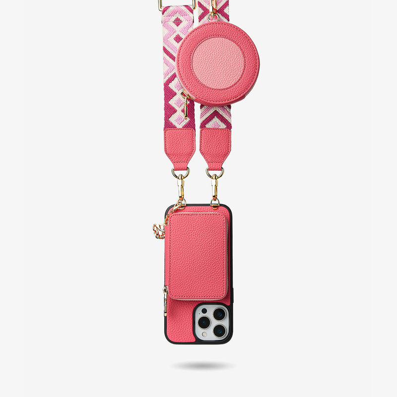 leather iphone case with strap
