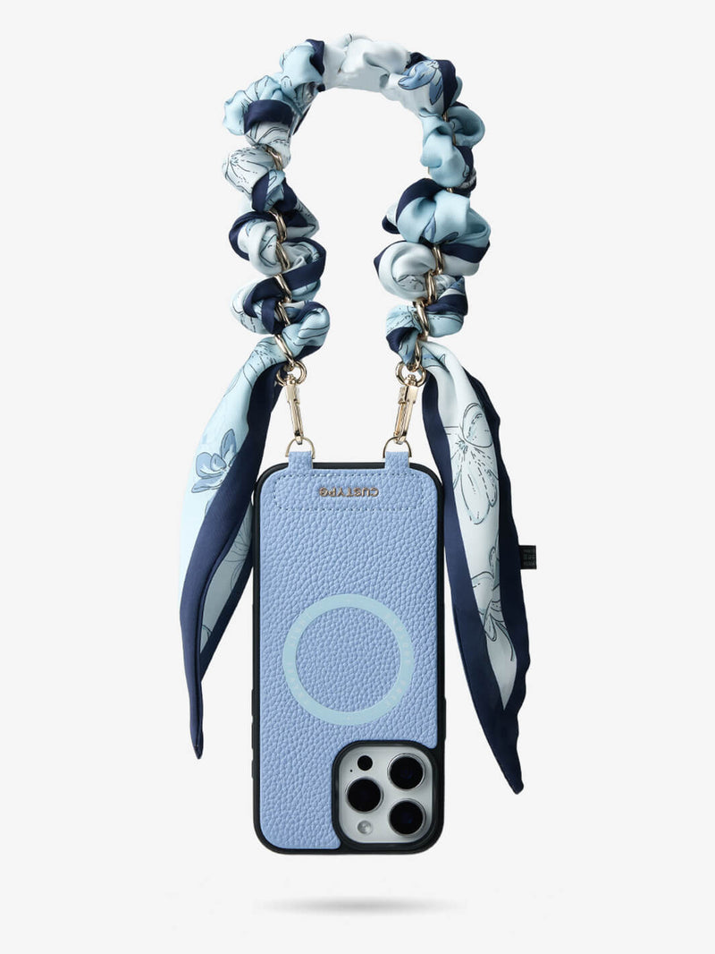 Minimal Style Kit- Silk Wristlet Phone Case for Wireless Charging-Mobile Phone Cases-WRISTBAND & PHONE POUCH-Custype