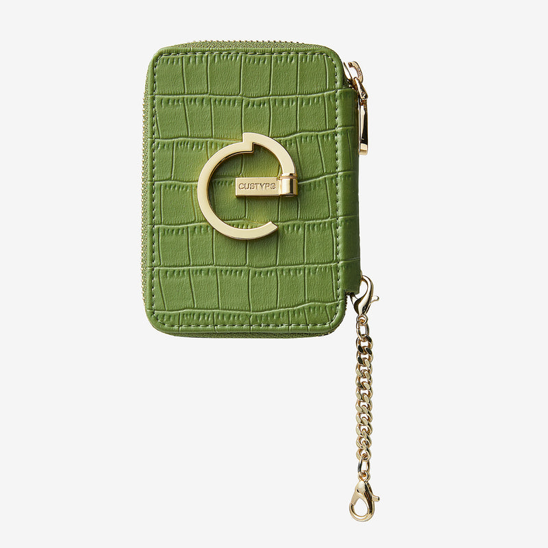 Crocodile Design Set- Detachable Zipper E-stand Wallet-Mobile Phone Accessories-ZIPPER & WALLET-Custype