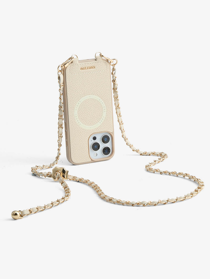 Sleek Design Kit- Phone Case with Magsafe & Elegant Strap-Mobile Phone Cases-DETACHABLE WALLET & WIRELESS CHARGING-Custype