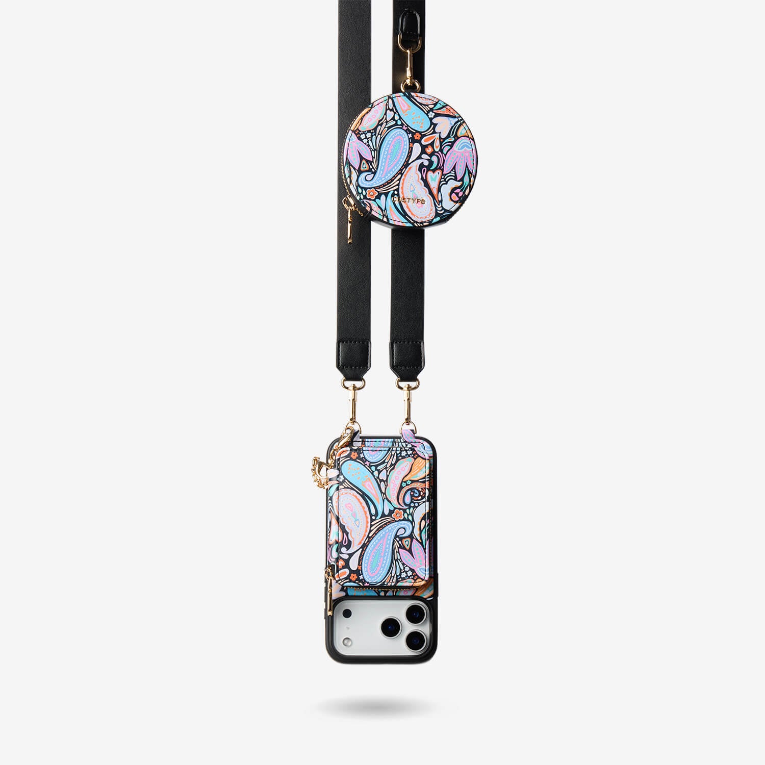 Botanical Theme Designer iPhone Case with Wallet & Detachable