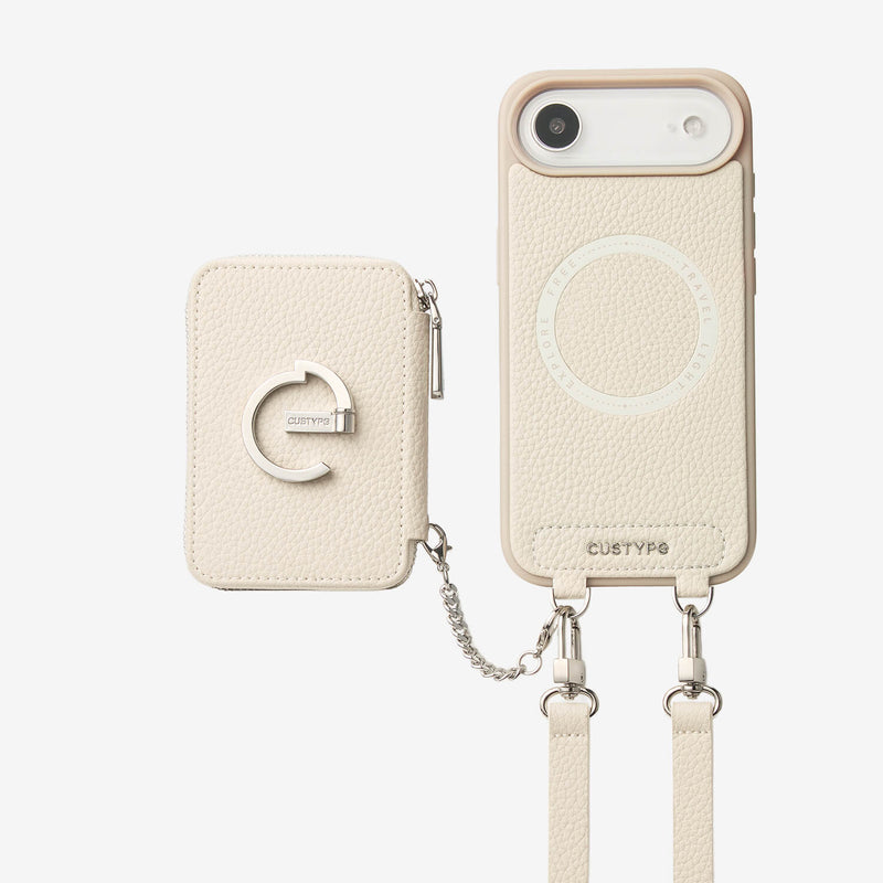 Silver Edge Kit- Magnetic Crossbody E-stand Wallet Case for Walking-Mobile Phone Cases-CUSTOMIZED SERVICE