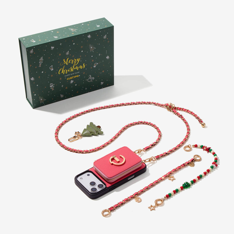 iphone case with wallet pink