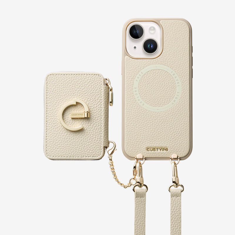 Original Design Set- Detachable Magsafe Crossbody Wallet Phone Case Set For Travel-Custype