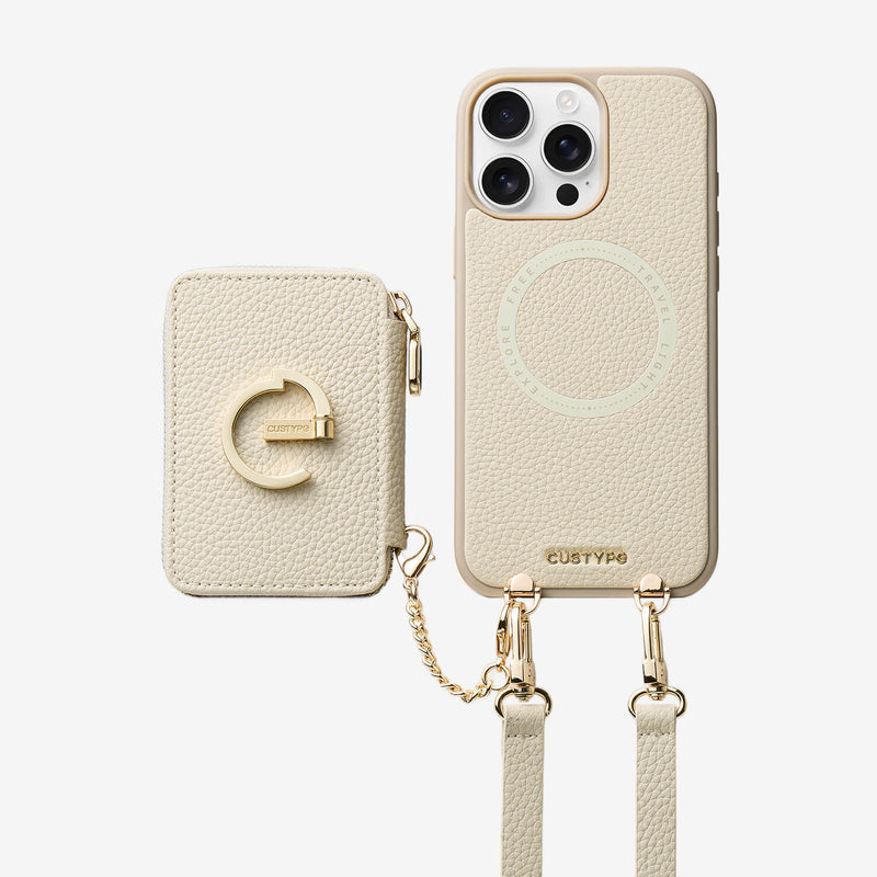Original Design Set- Detachable Magsafe Crossbody Wallet Phone Case Set For Travel-Custype