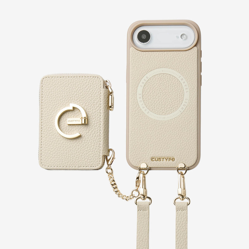 Original Design Set- Detachable Magsafe Crossbody Wallet Phone Case Set For Travel-Custype