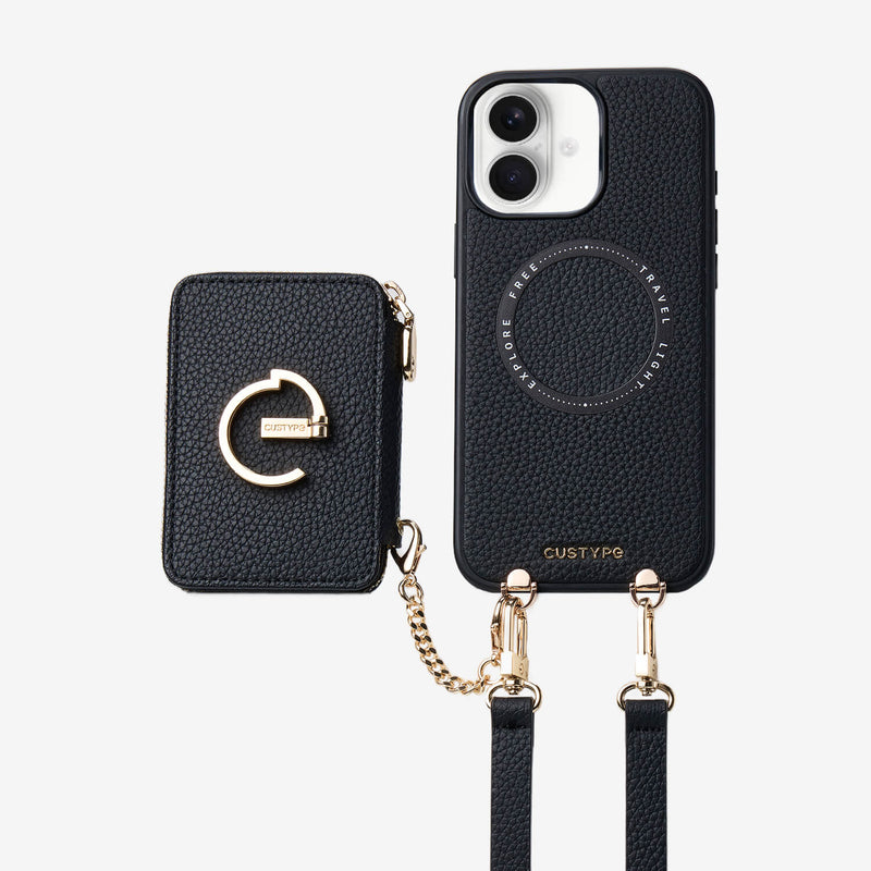 Original Design Set- Detachable Magsafe Crossbody Wallet Phone Case Set For Travel-Custype