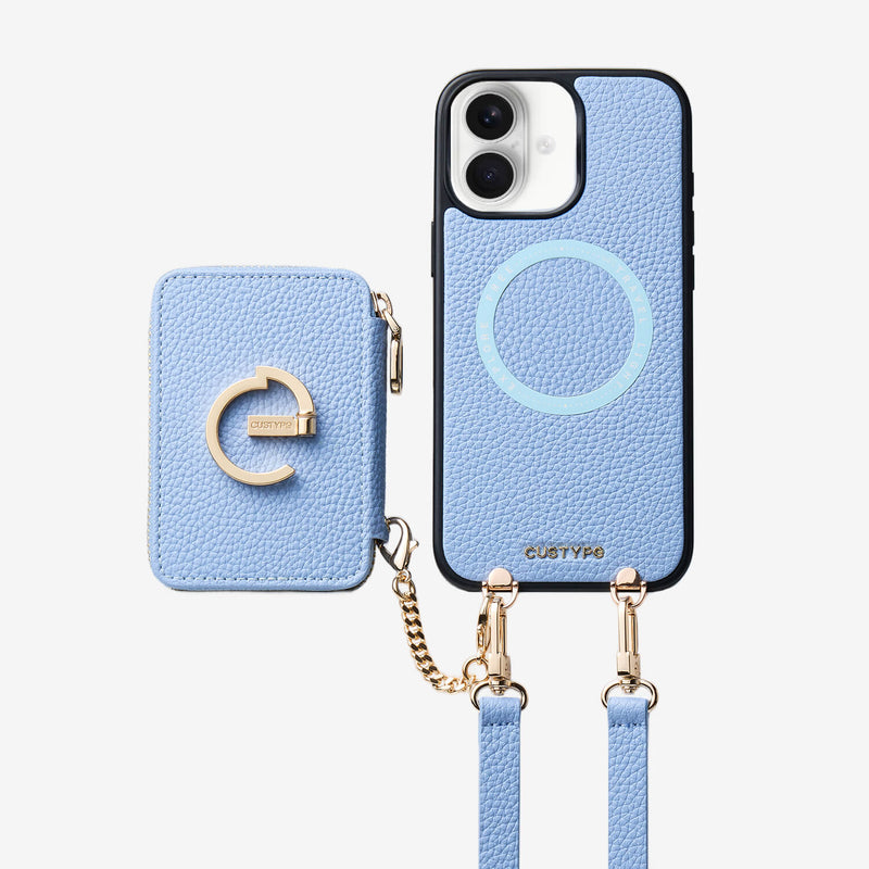 Original Design Set- Detachable Magsafe Crossbody Wallet Phone Case Set For Travel-Custype