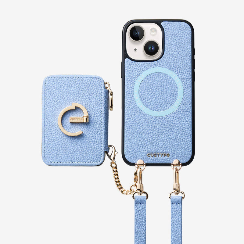 Original Design Set- Detachable Magsafe Crossbody Wallet Phone Case Set For Travel-Custype