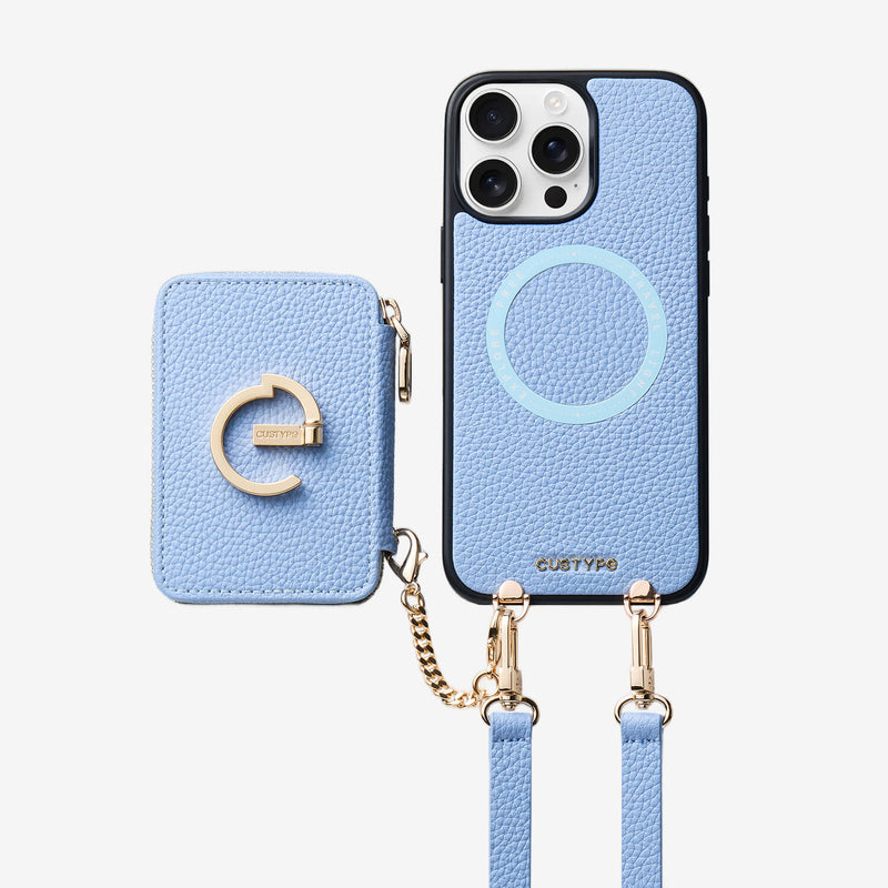 Original Design Set- Detachable Magsafe Crossbody Wallet Phone Case Set For Travel-Custype