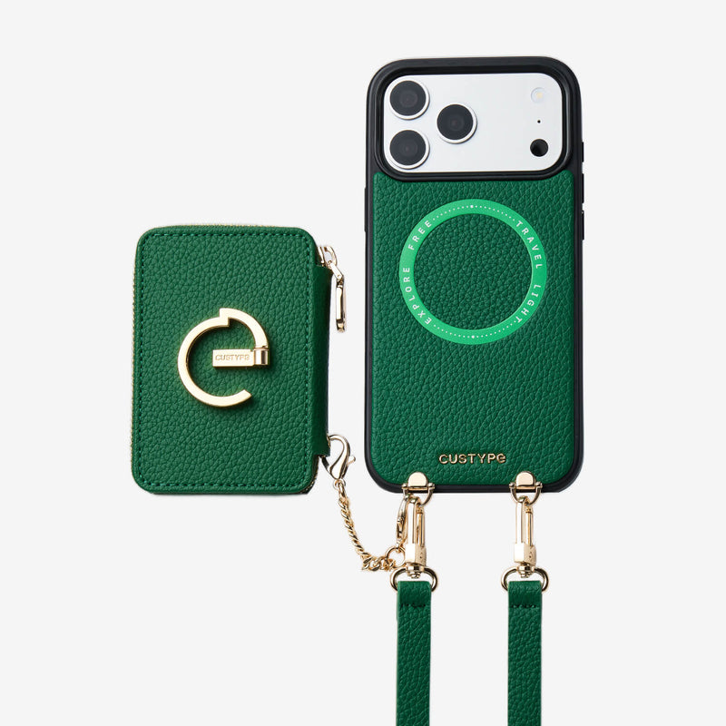 Original Design Set- Detachable Magsafe Crossbody Wallet Phone Case Set For Travel-Custype