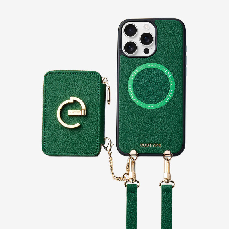 Original Design Set- Detachable Magsafe Crossbody Wallet Phone Case Set For Travel-Custype