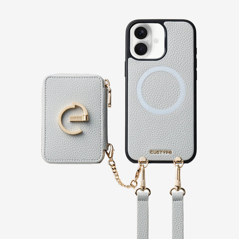Original Design Set- Detachable Magsafe Crossbody Wallet Phone Case Set For Travel-Custype