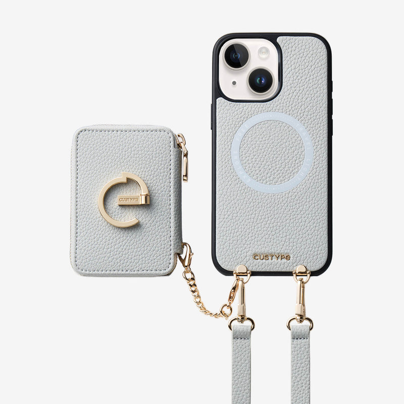 Original Design Set- Detachable Magsafe Crossbody Wallet Phone Case Set For Travel-Custype